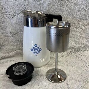 Vintage/Retro Stovetop 9 Cup Coffee Pot. Complete/EXCELLENT CONDITION